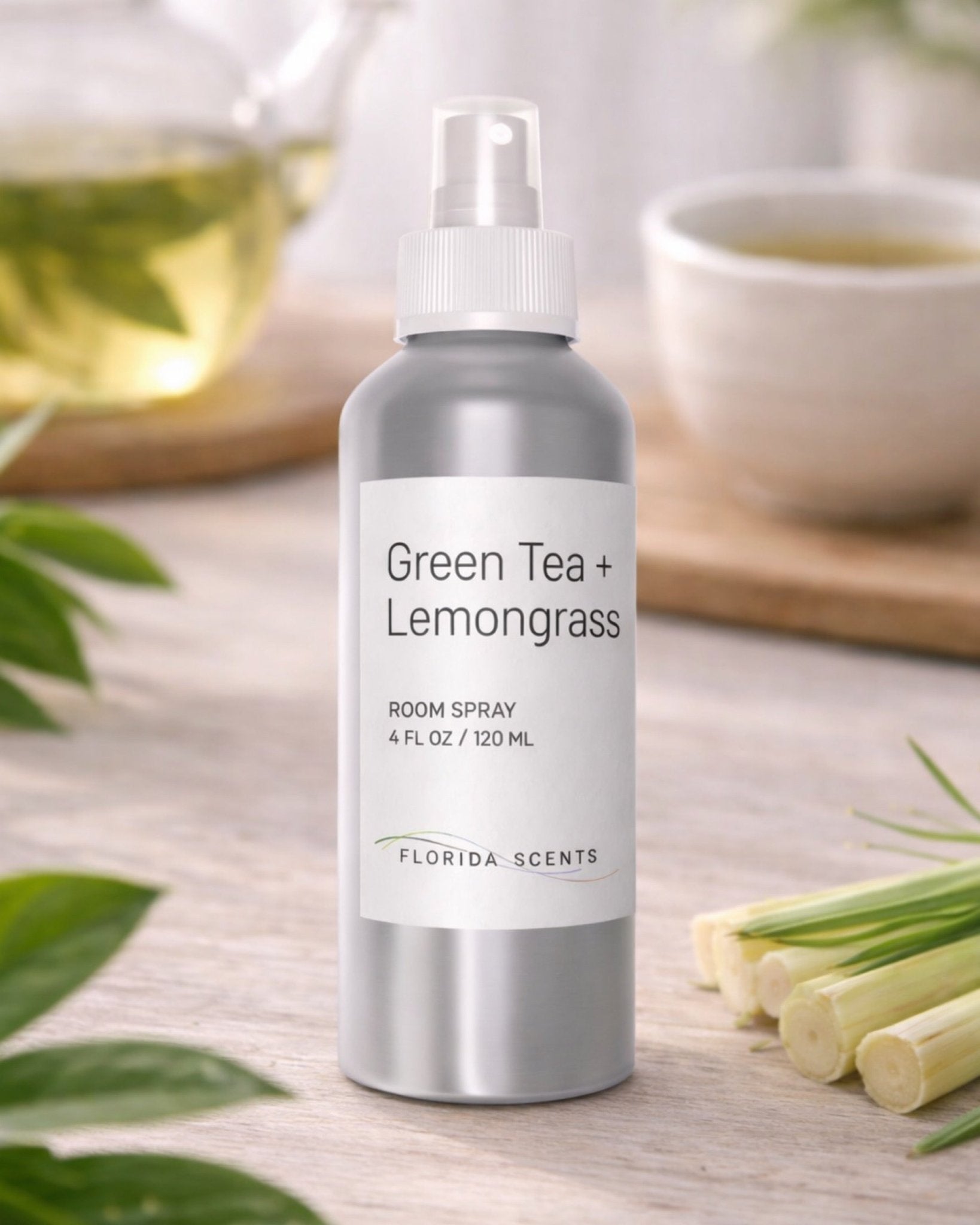 Green Tea + Lemongrass Room Spray - Florida Scents Essentials