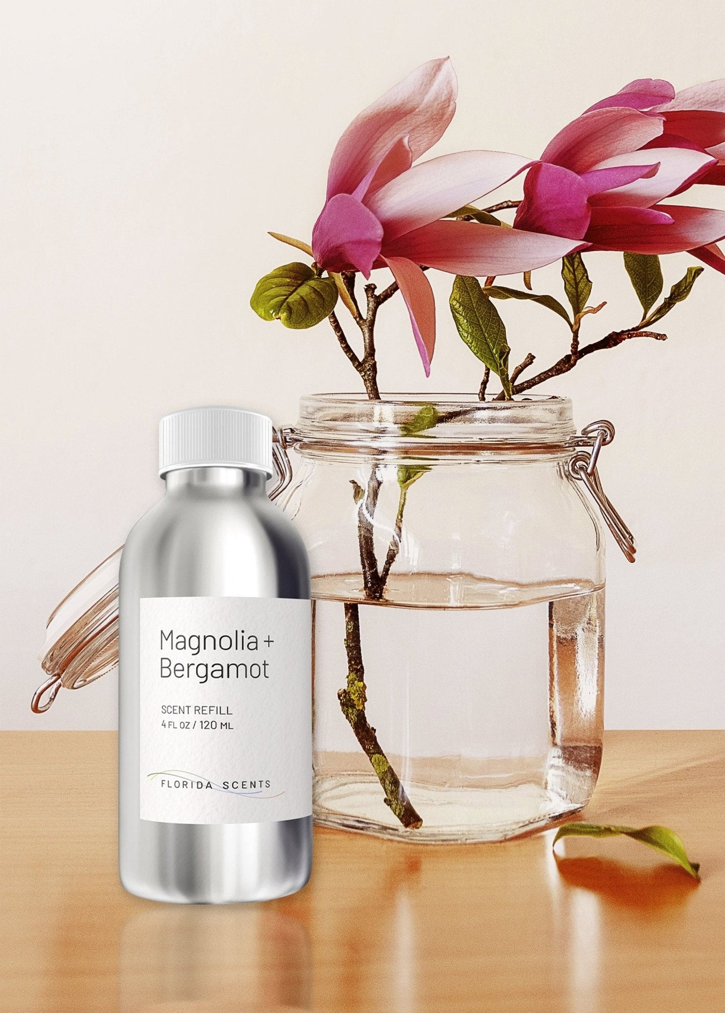 #product_namMagnolia & Bergamot Scent Refill e# - Florida Scents