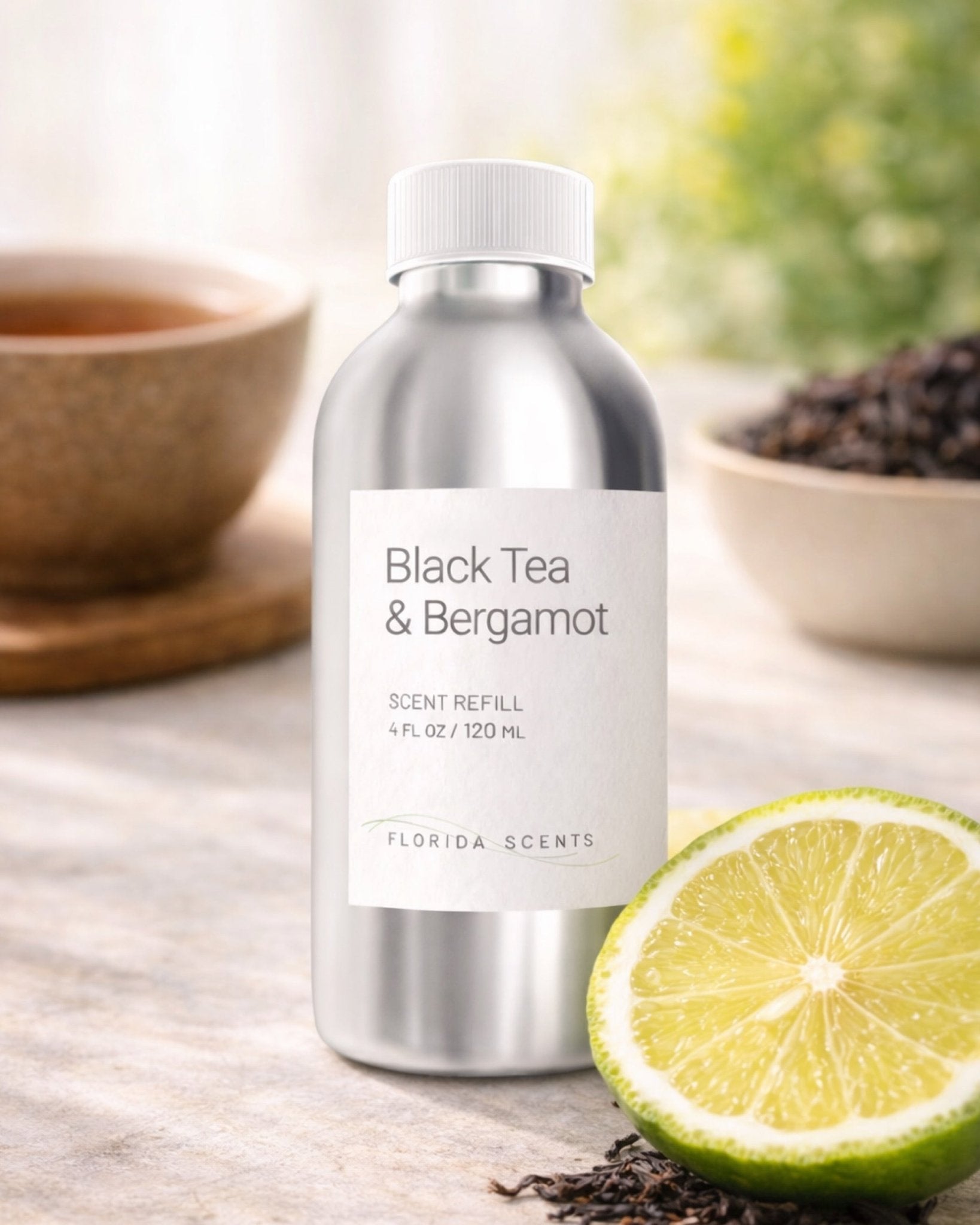 Black Tea & Bergamot Scent Refill - Ideal for Sophisticated Spaces ...