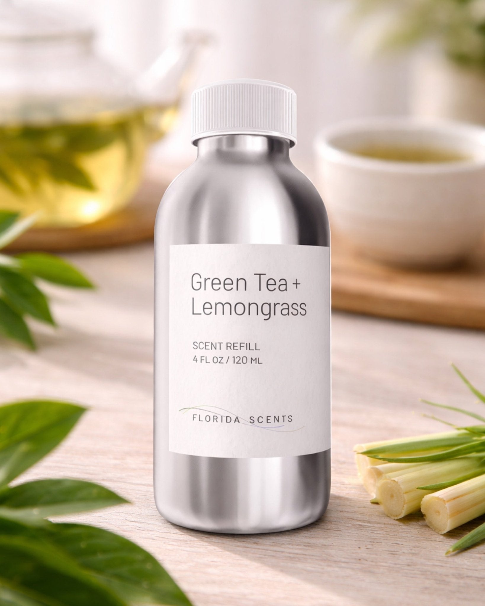 product_namGreen Tea & Lemongrass Scent Refill - Ideal for Home Office e - Florida Scents