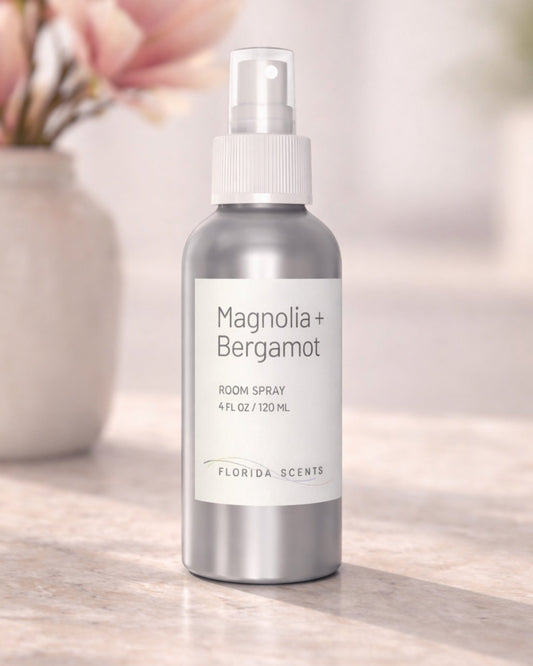 product_namMagnolia + Bergamot Room Spray - Ideal for Quiet Mornings e - Florida Scents
